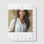 Modern Photo Graduation Pergament Einladungen (Versetzt (Einladung))