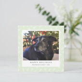 Modern Photo Holiday Card Feiertagskarte (Stehend Vorderseite)