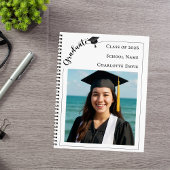 Modern photo senior school Graduation Notizblock