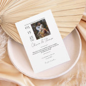 Modern Photo Wedding Invitation Einladung