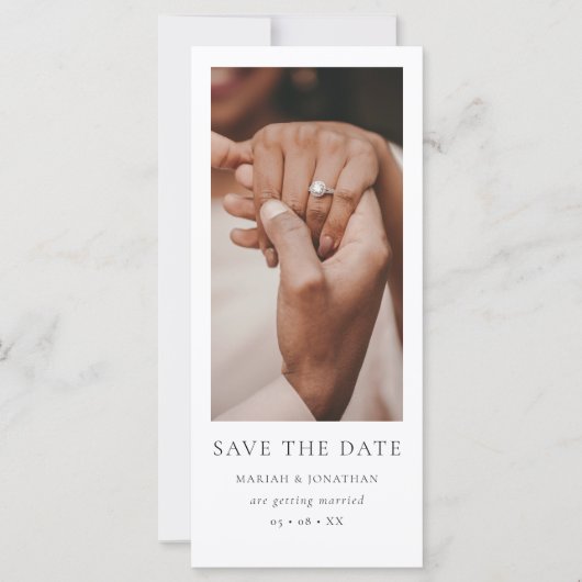 Modern Photobooth Wedding Save the Date (Vorderseite)