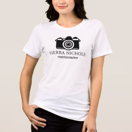 Modern Photography Camera Black Tri-Blend Shirt
