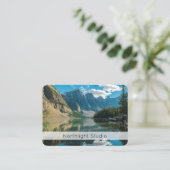 Modern Photography QR Code Camera Photographer Visitenkarte (Stehend Vorderseite)