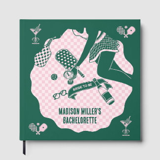 Modern Pickleball & Prosecco Bachelorette Weekend Gästebuch