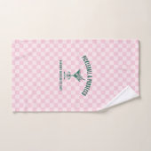 Modern Pickleball & Prosecco Bachelorette Weekend Handtuch (Handtuch)