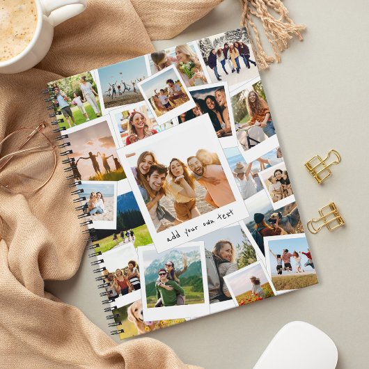 Modern Picture Scrapbook FotoCollage Notizblock