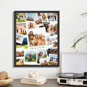 Modern Picture Scrapbook FotoCollage Poster