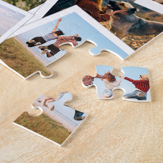 Modern Picture Scrapbook FotoCollage Puzzle (Seite)