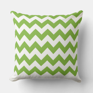 Modern Pillow Green Zig Zag Muster CH9 Kissen