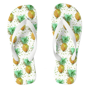 Modern Pineapple Pattern Badesandalen