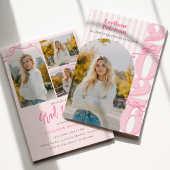 Modern Pink 2026 Graduation Invitation Einladung
