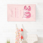 Modern Pink 30. Geburtstag Banner (Insitu)