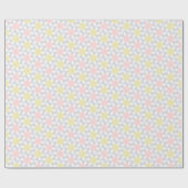 Modern Pink and Yellow Pinwheel Tessellation Geschenkpapier (Flach)