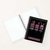 Modern Pink Artist Pessimist Optimist Sketchbook Notizblock (Innenseite)