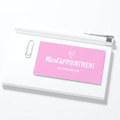 Modern Pink Beauty Termine Loyalität Karte