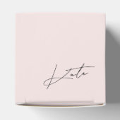 Modern Pink Bridesmaid Vorschlag Box Geschenkschachtel (Oben)