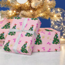 Modern Pink Cowgirl Western Boots Christmas Tree