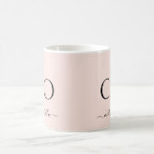 Modern Pink Der CEO-Name | Bestes Mädchen-Geschenk Kaffeetasse (Mittel)