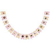 Modern Pink Es ist ein Girl New Baby Neugeborenes  Wimpelkette (Alle)