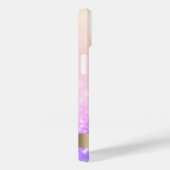 Modern Pink Flamingo Glitzer Bokeh Case-Mate iPhone Hülle (Rückseite / Rechts)