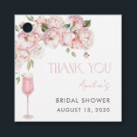 Modern Pink Floral Brautparty Danke Geschenkanhänger<br><div class="desc">Eine raffinierte Touch für Gast-Geschenke und Gastgeschenke. Dieses Blumenschild eignet sich hervorragend zum Anbinden an Mini-Champagnerflaschen,  süße Leckereien oder Sake-Boxen - ein persönlicher,  herzlicher Dank. Ideal für Brautpartys,  Maid-Lunchons oder Ansammlungen der Verlobung. Matching-Elemente auf Anfrage verfügbar. Benutzerdefinierte Bearbeitungen willkommen. Copyright Anastasia Surridge,  alle Rechte vorbehalten.</div>