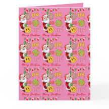 Modern Pink frohe Weihnachtsmann