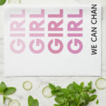 Modern Pink Girl Boss Bestes Girl-Geschenk Geschirrtuch<br><div class="desc">Modern Pink Girl Boss Bestes Girl-Geschenk</div>