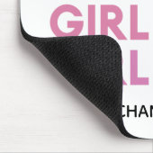Modern Pink Girl Boss Bestes Girl-Geschenk Mousepad (Ecke)