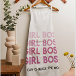 Modern Pink Girl Boss Bestes Girl-Geschenk Schürze<br><div class="desc">Modern Pink Girl Boss Bestes Girl-Geschenk</div>