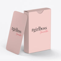 Modern Pink Girl Boss & Name Best Girly