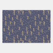 Modern Pink Gold White Navy Girl Geschenkpapier Set (Vorderseite 2)