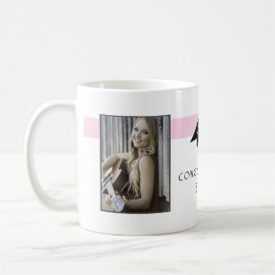 Modern Pink Graduate Herzlichen Glückwunsch Abschl Kaffeetasse