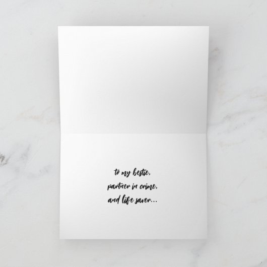 Modern Pink Happy Birthday White Script Card Karte (Innenseite)