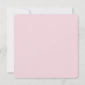 Modern Pink Heart Wedding Invitation - Customizabl Save The Date (Rückseite)