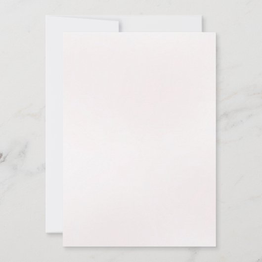 Modern Pink Mauve Rose Floral Gold Frame Wedding I Einladung (Rückseite)