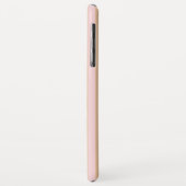 Modern Pink Peach Taffy Striptee Case-Mate iPhone Hülle (Hinten/Links)