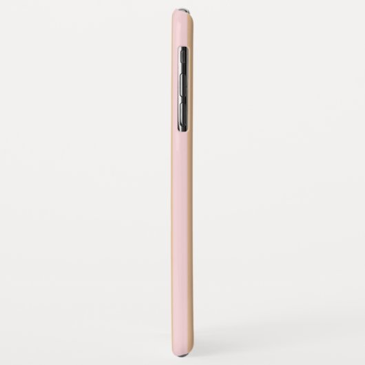 Modern Pink Peach Taffy Striptee Case-Mate iPhone Hülle (Hinten/Links)