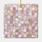 Modern Pink Photo | Sisters Christmas Ornament (Rückseite)