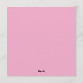 Modern Pink Red Photo Playful Bold Birthday 21st Einladung (Rückseite)