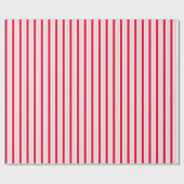 Modern Pink Red Striped Christmas Geschenkpapier (Flach)