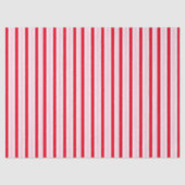 Modern Pink Red Striped Christmas Seidenpapier (Vorderseite)