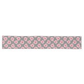 Modern Pink Rose Table Runner Großer Tischläufer (Horizontal)
