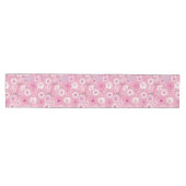 Modern Pink Rose Table Runner Mittelgroßer Tischläufer (Horizontal)