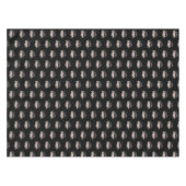 Modern Pink Roses Black Grad Cap Graduation Tischdecke (Vorderseite (Horizontal))