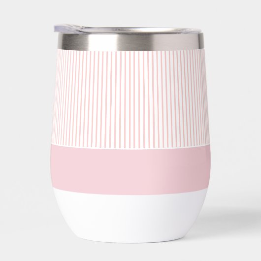 Modern Pink Striped Wedding (Rechts)