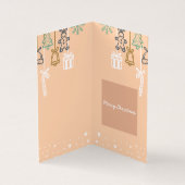 Modern Pink Weihnachtskarten Pack mit 25 (Innenseite)