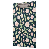 Modern Pink Wildflowers Pattern Klemmbrett (Links)