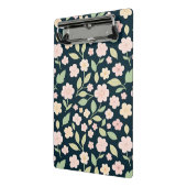 Modern Pink Wildflowers Pattern Mini Klemmbrett (Gewinkelt2)