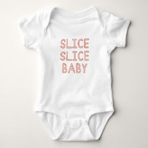 Modern Pizza Slice Slice Baby Erstgeburt Baby Strampler