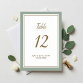 Modern Place Card Holder – Elegant Wedding Table Tischnummer